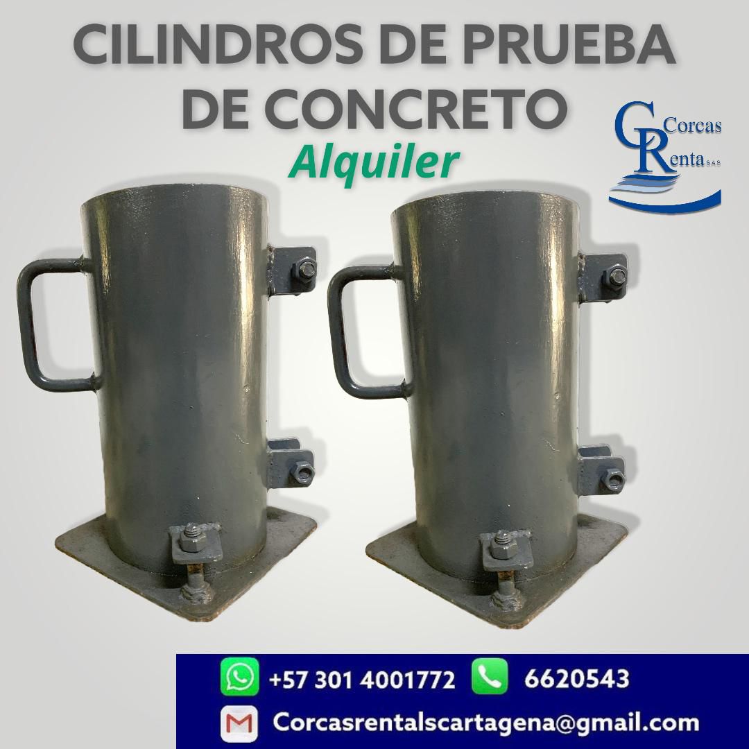 Cilindro de prueba de concreto