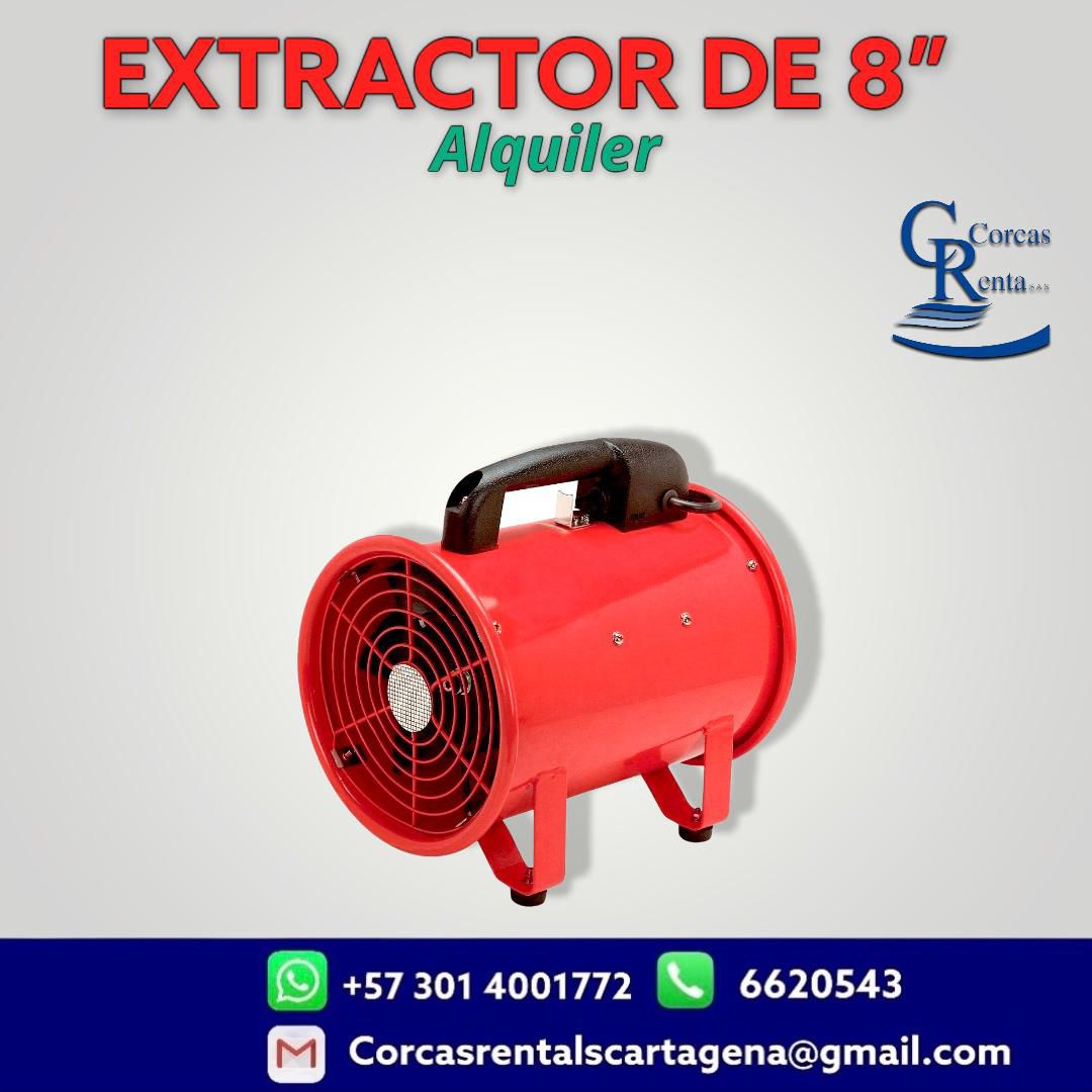 Extractor de 8 pulgadas